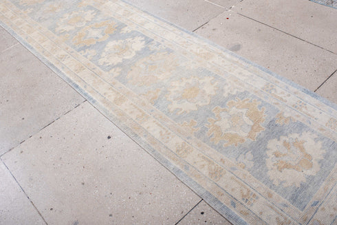 Vintage Oushak Runner Rug (3' x 11')